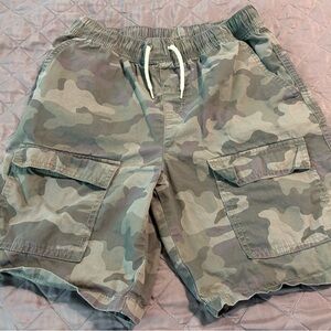 Kid’s Camouflage Cargo Shorts
